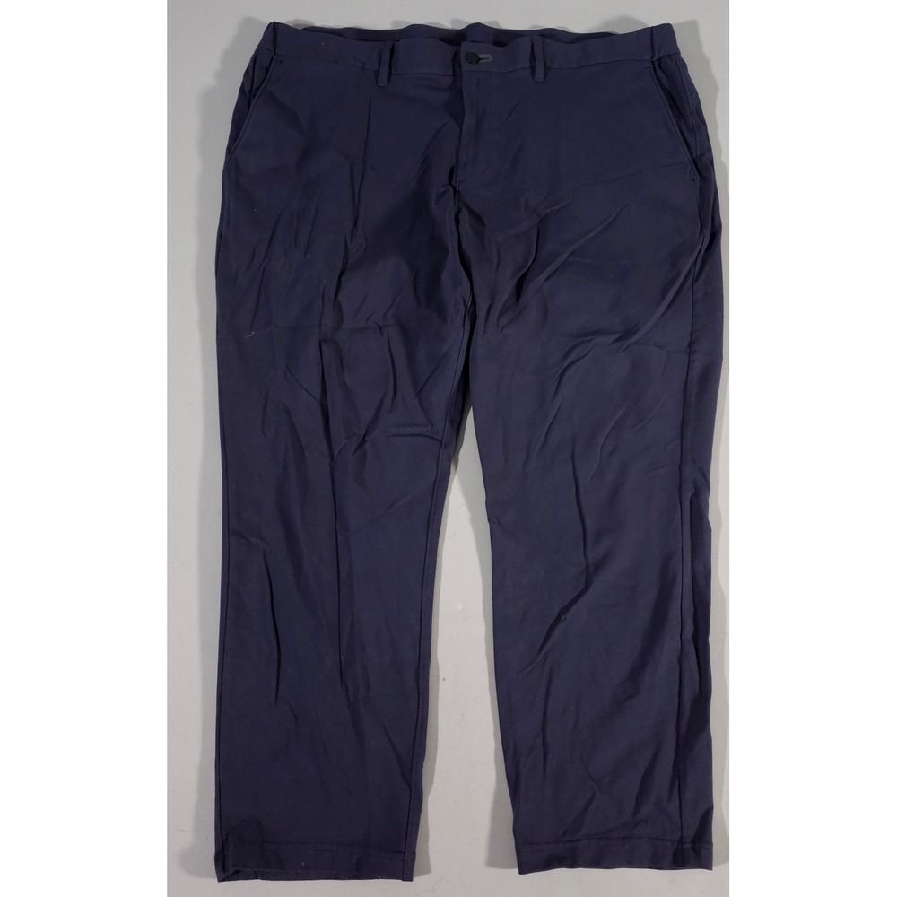 Public Rec All Day Every Day Pants Mens 40/28 Navy Blue Stretch Tapered Chino